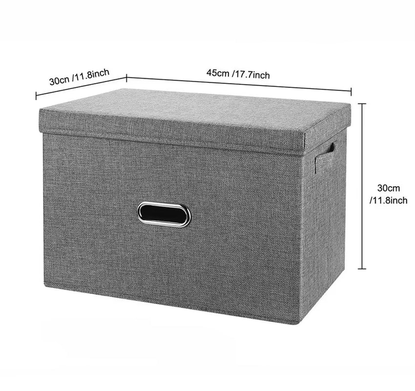 High Quality Kids Toys Diaper Fabric Storage Boxes Box Organizer Basket Bags Caddy Cloths Storage Box Folding Household Items