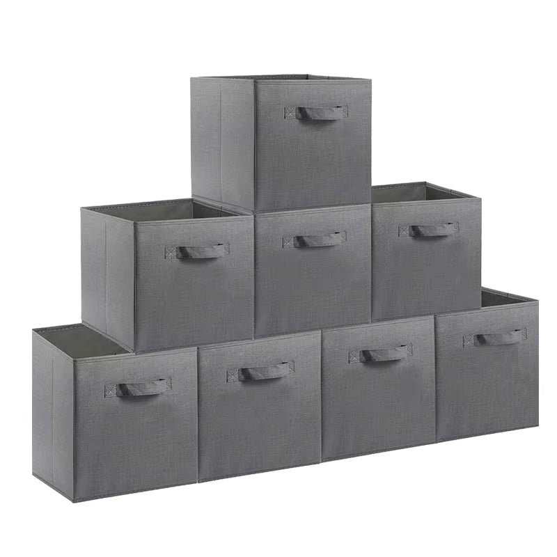 High Quality Kids Toys Diaper Fabric Storage Boxes Box Organizer Basket Bags Caddy Cloths Storage Box Folding Household Items