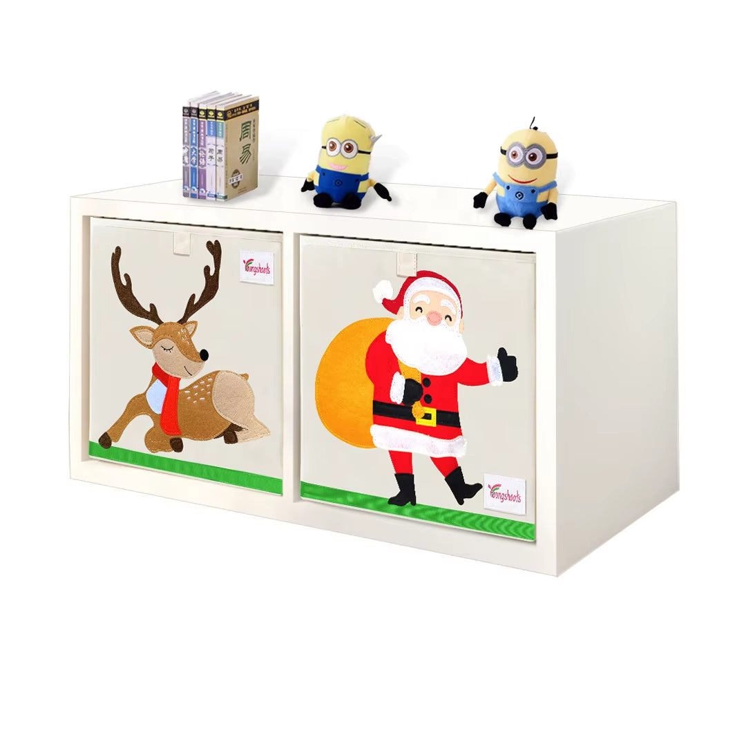 High Quality Kids Toys Diaper Fabric Storage Boxes Box Organizer Basket Bags Caddy Cloths Storage Box Folding Household Items
